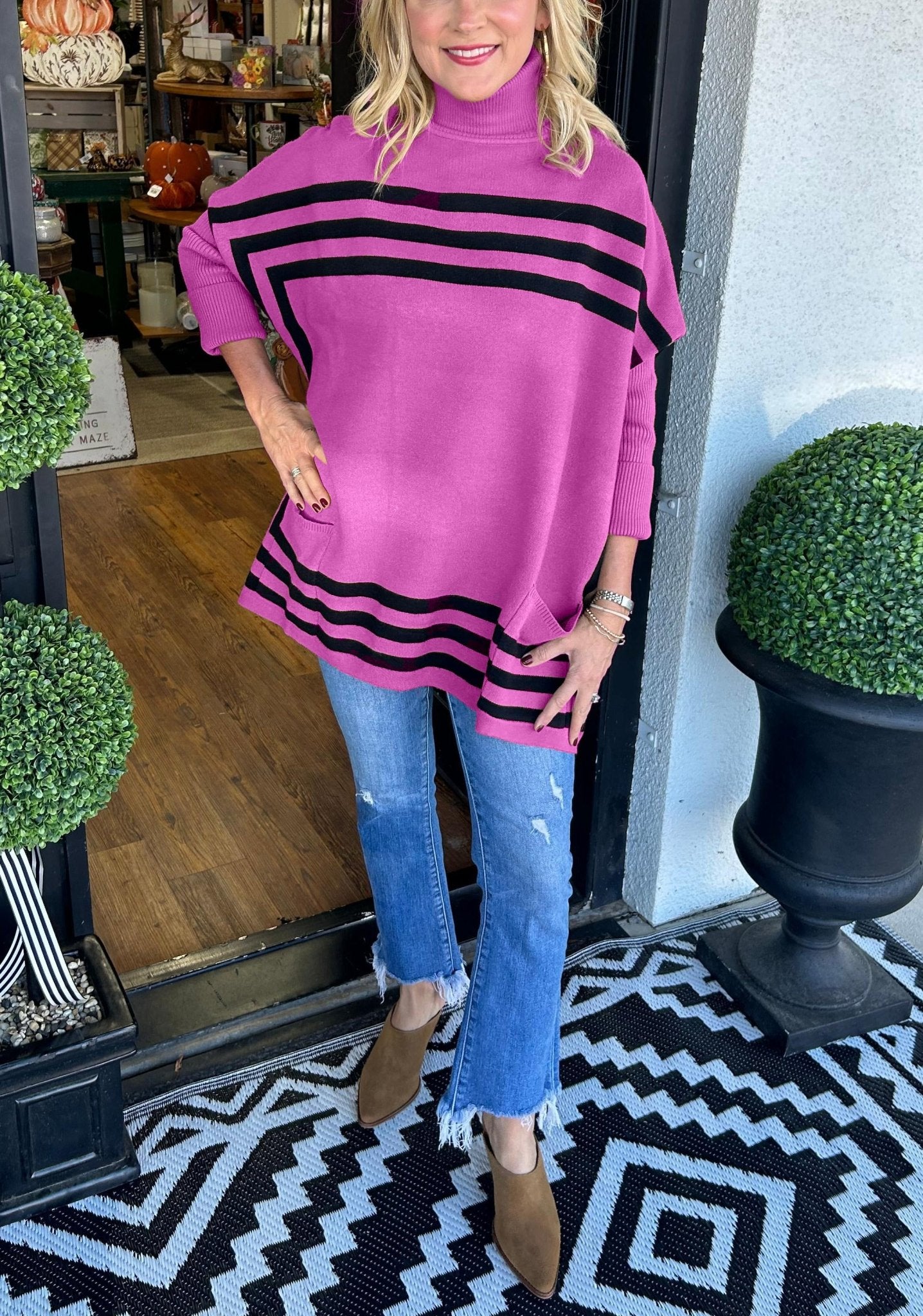 Gretta | Bat Sleeve Sweater